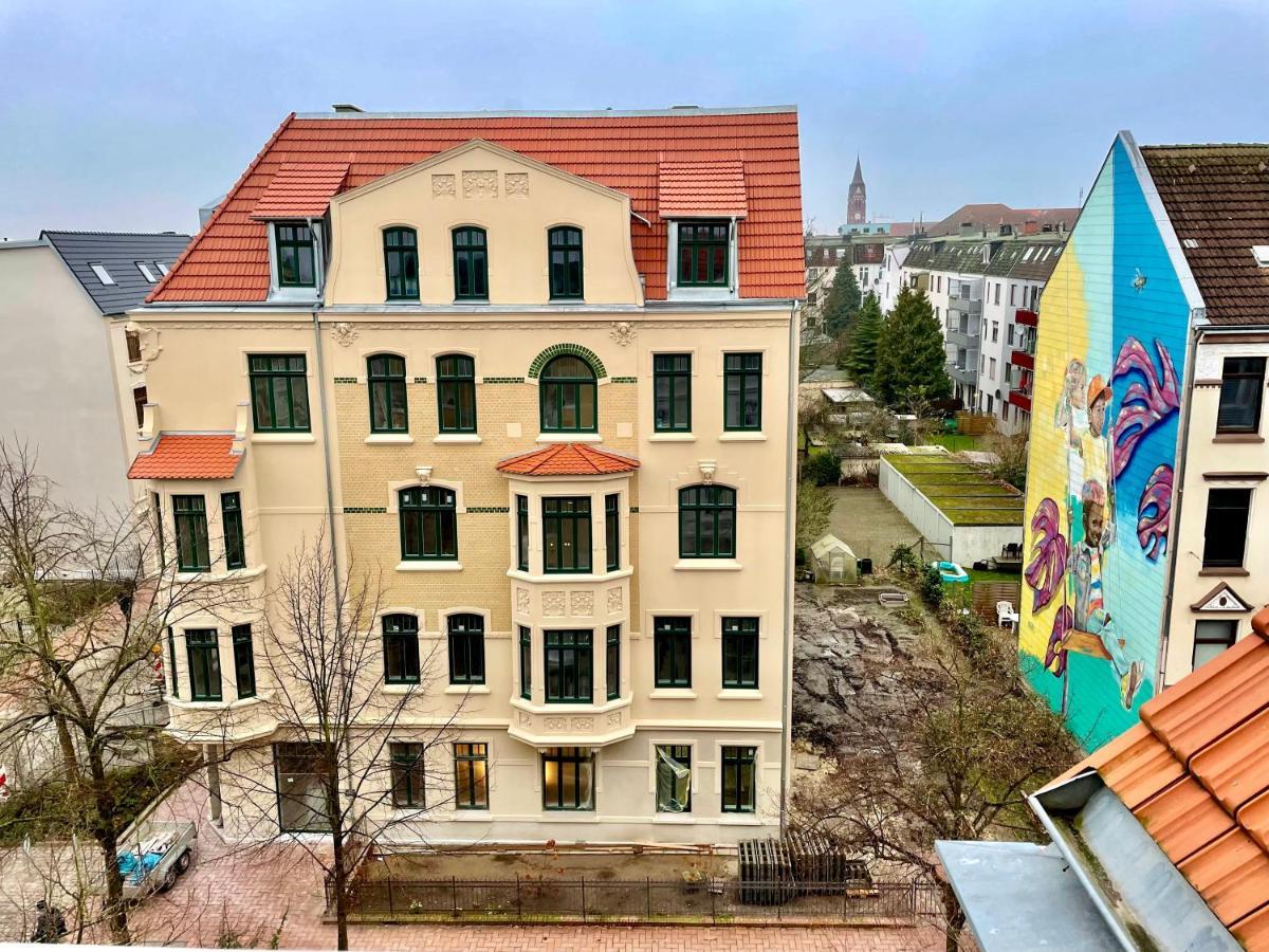 Wölkchen - Wohnung mit Balkon, Holzdielen&TV Bremerhaven Exterior foto